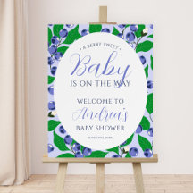 Välkomna till Sweet Blueberry Blue Baby Shower
