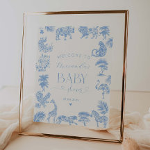 Välkomna till Toile De Jouy Safari Baby Shower
