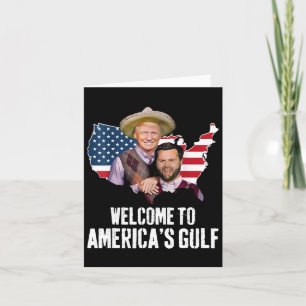 Välkomna till USA:s Bukt Trump Vance Brothe Kort