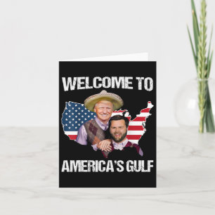 Välkomna till USA:s Bukt Trump Vance Brothe Kort