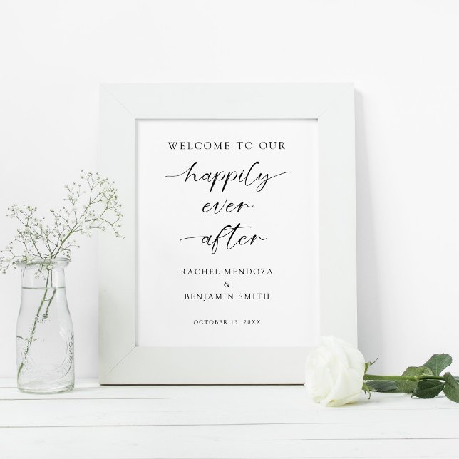 Välkomna till vår lyckligtvis efter Eleganten i Br Poster (Skapare uppladdad)