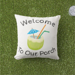 Välkomna till vår porch utomhuskudde