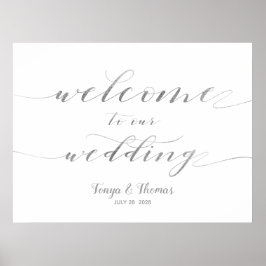 Välkomna till vårt calligraftecken för bytet mot G Poster