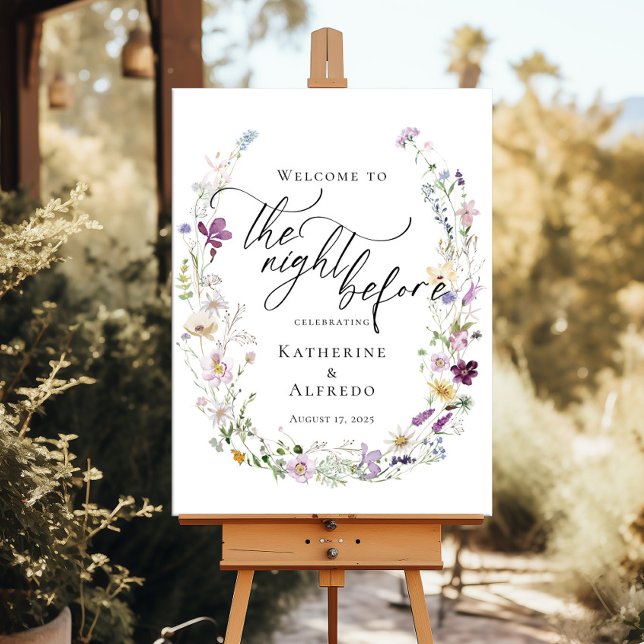 Välkomna till Wildblommor Natten före repetitionen Poster (Skapare uppladdad)