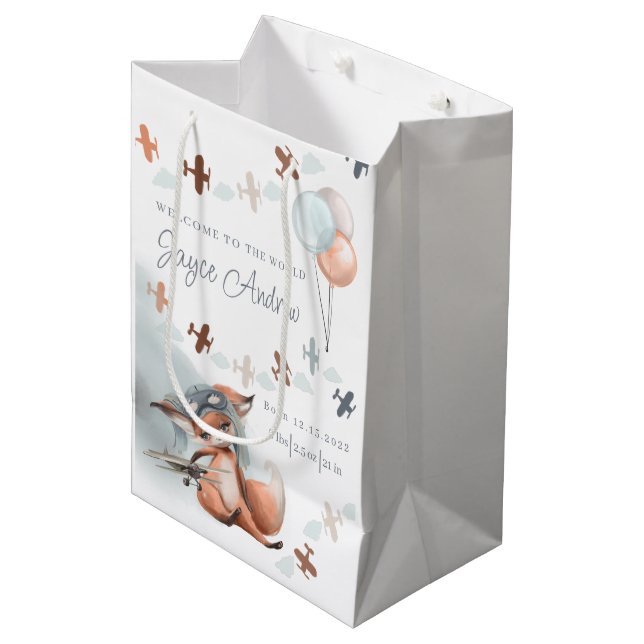 Välkomna till World Newborn Gift Bag (Framsidan Vinklad)