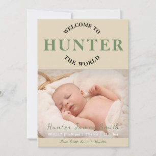 Välkomna till World Photo Birth-annonsen Inbjudningar