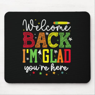 Välkomna tillbaka Im Glad You here _ School Graphi Musmatta