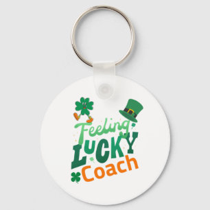 Välkomna turistbuss för Irish saint patrick Nyckelring