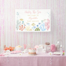 Välkomna under Sea Girl Baby Shower