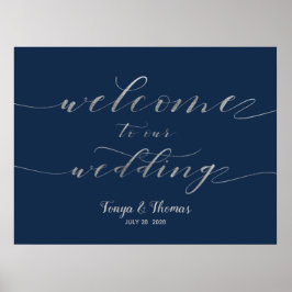 Välkomna vårt Calligraphy-tecken för byteskalligra Poster