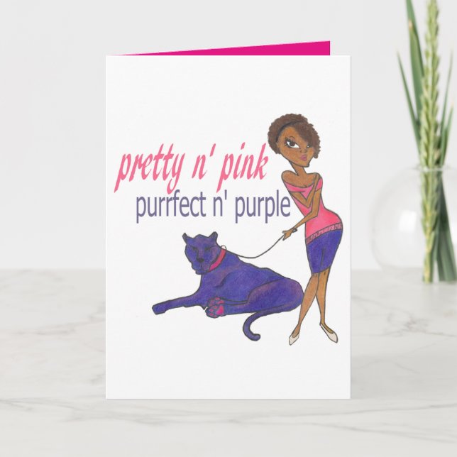 "Välkomnande hälsningkort till för sisterhooden" Kort (Framsida)