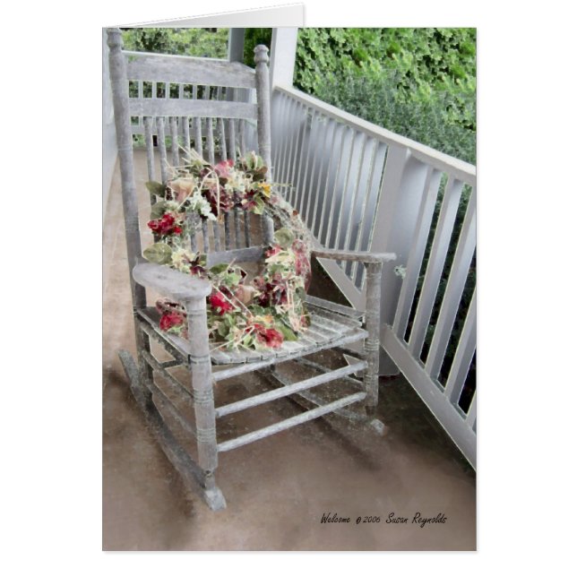 Välkomnande Hälsningskort (Framsidan)