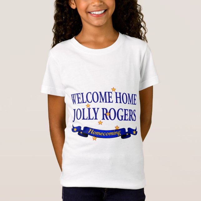 Välkomnande hem- Jolly Rogers Tee (Framsida)