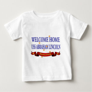 Välkomnande hem- USS Abraham Lincoln Tee Shirt