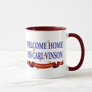 Välkomnande hem- USS Carl Vinson Mugg