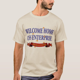Välkomnande hem- USS Enterprise T Shirt