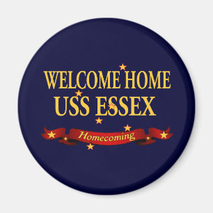 Välkomnande hem- USS Essex Magnet