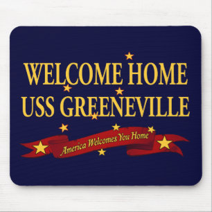Välkomnande hem- USS Greeneville Musmatta