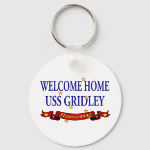 Välkomnande hem- USS Gridely Nyckelring