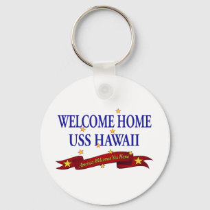 Välkomnande hem- USS Hawaii Nyckelring