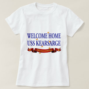 Välkomnande hem- USS Kearsarge T-shirt