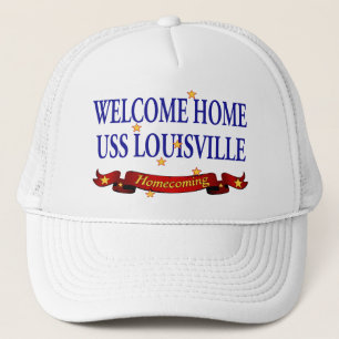 Välkomnande hem- USS Louisville Truckerkeps