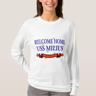Välkomnande hem- USS Milius T Shirt