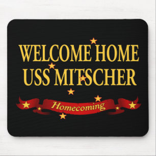 Välkomnande hem- USS Mitscher Musmatta