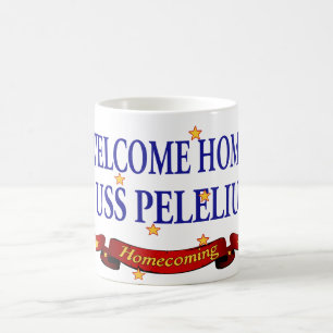 Välkomnande hem- USS Peleliu Kaffemugg