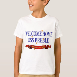 Välkomnande hem- USS Preble Tee