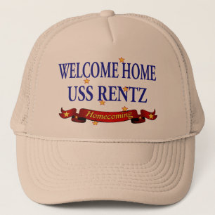 Välkomnande hem- USS Rentz Keps