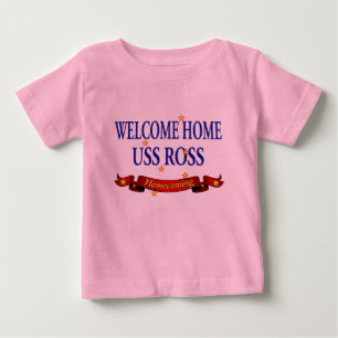 Välkomnande hem- USS Ross Tee Shirt