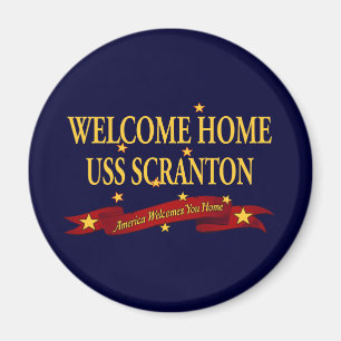 Välkomnande hem- USS Scranton Magnet