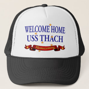Välkomnande hem- USS Thach Keps