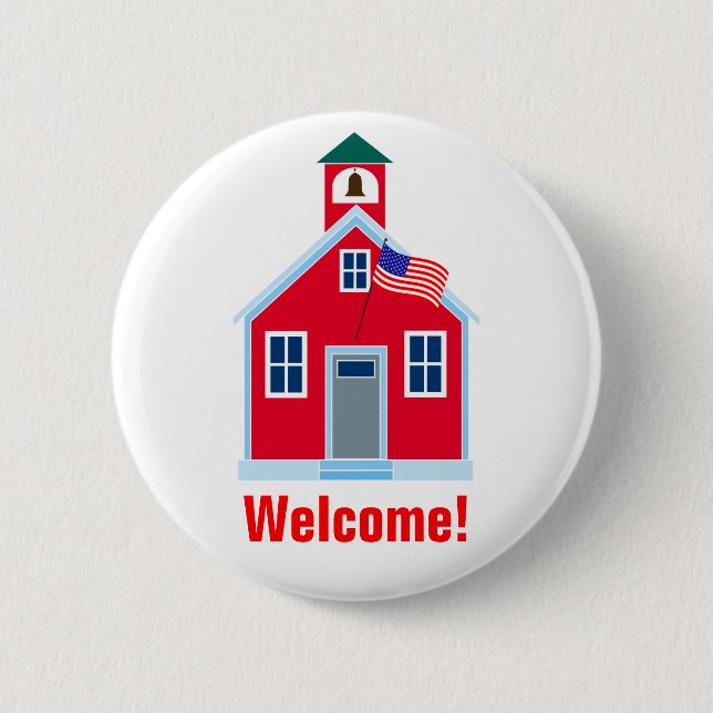 Välkomnande! Knapp (Framsida)