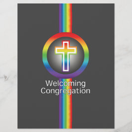 Välkomnande kristendom reklamblad