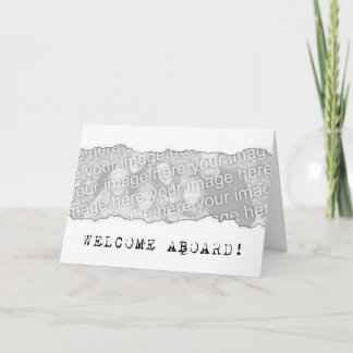 välkomnande ombord! (sidareva) kort