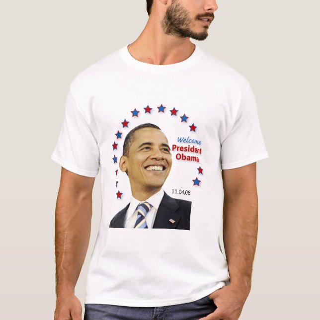 Välkomnande president Obama! T Shirt (Framsida)