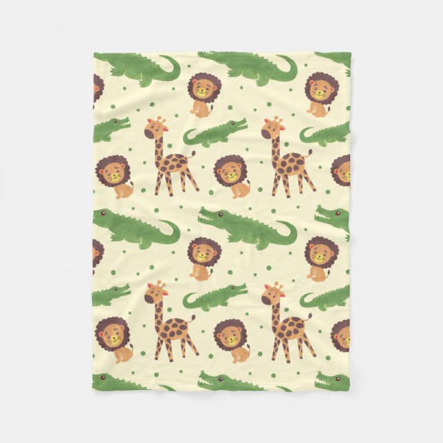 Välkomnande till afrikan fleecefilt (Framsidan)