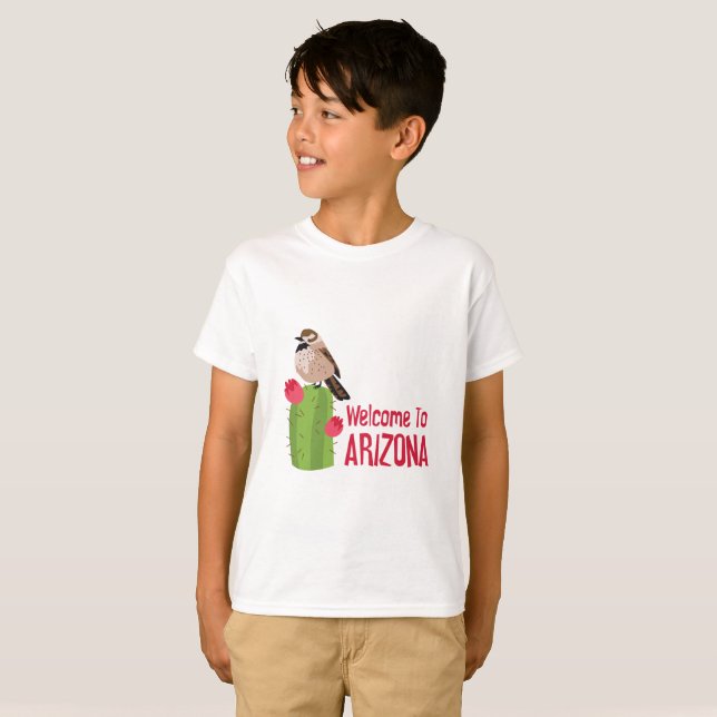 Välkomnande till Arizona T-shirt (Hel framsida)