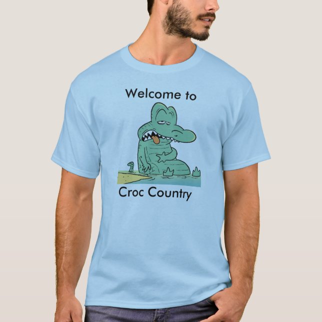 Välkomnande till den Croc landtecknaden Tröja (Framsida)