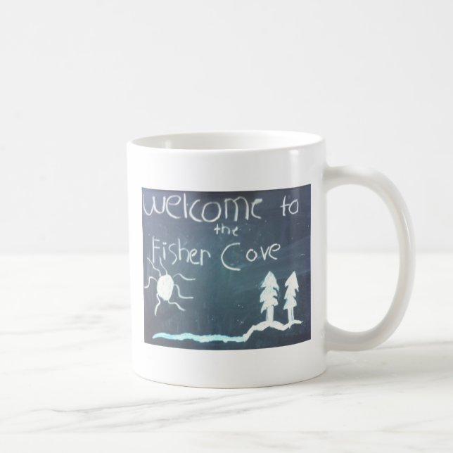 Välkomnande till den Fisher coven Kaffemugg (Höger)
