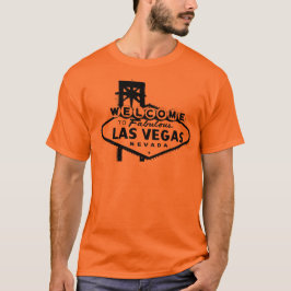 Välkomnande till den grafiska Las Vegas vektorn Tee Shirt