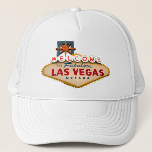 Välkomnande till den Las Vegas hatten Truckerkeps