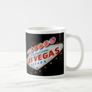 Välkomnande till den Las Vegas muggen Kaffemugg