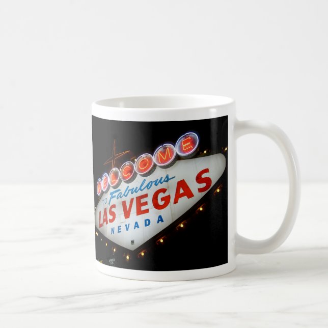 Välkomnande till den Las Vegas muggen Kaffemugg (Höger)