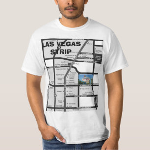 Välkomnande till den LAS VEGAS remsakartan T Shirt