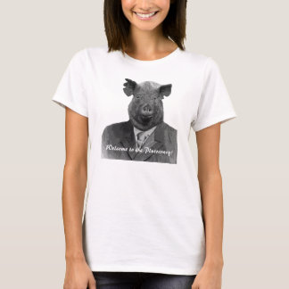 Välkomnande till den roliga grisanpassadet T för Shirt