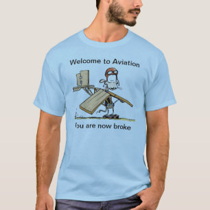 Välkomnande till den roliga T skjortan för flyg Shirt