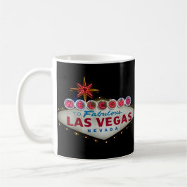Välkomnande till den sagolika Las Vegas Nevada Kaffemugg